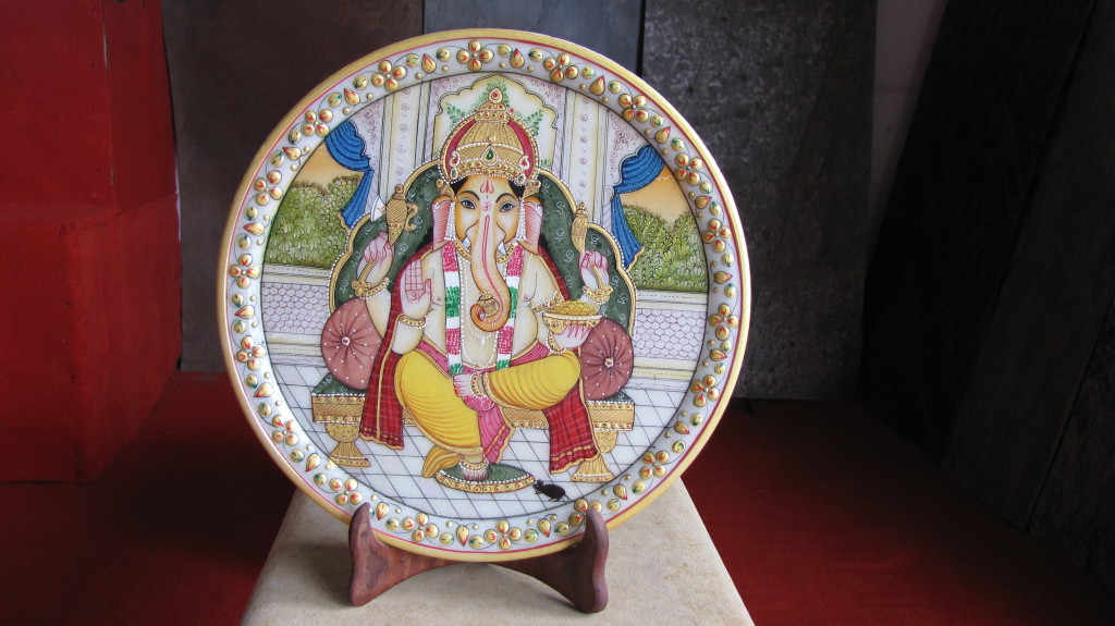 Ganesha Plate with Stand