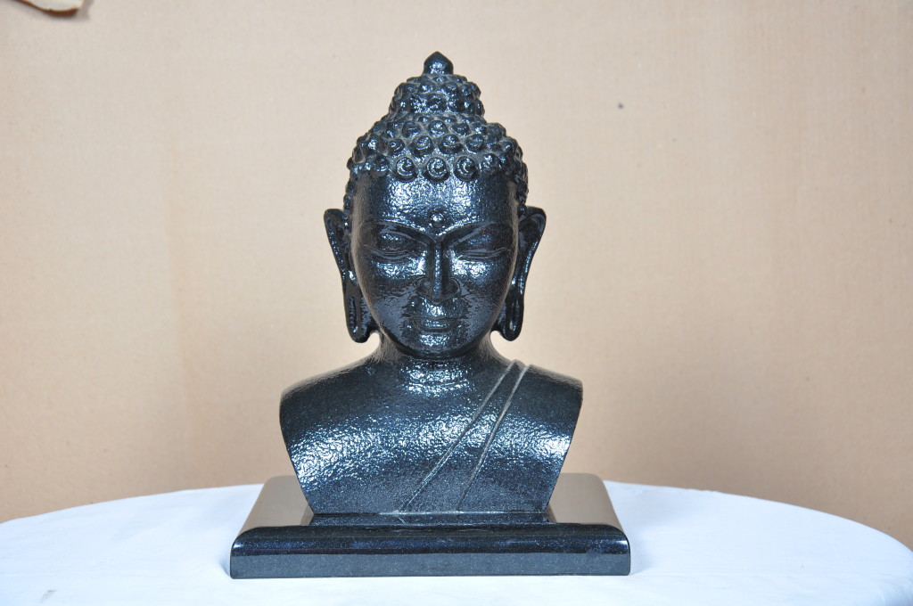 Granite Buddha Face Statue_07