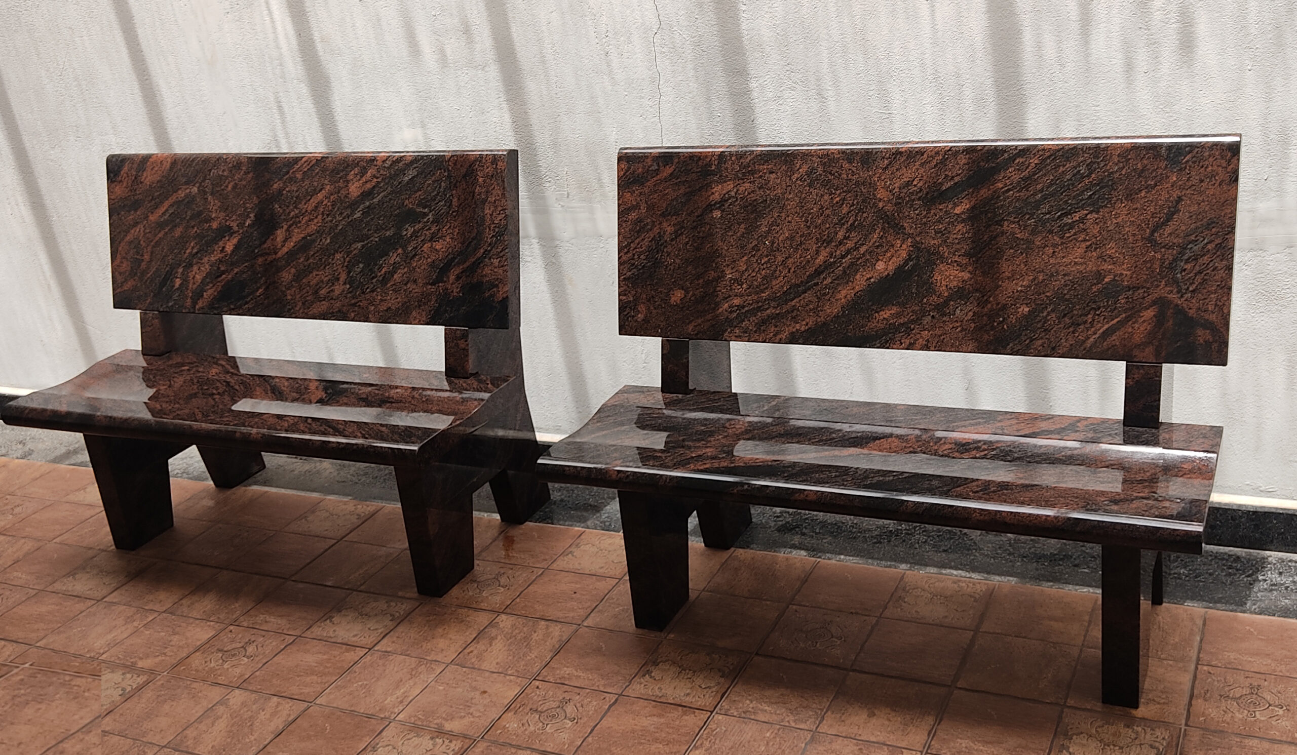 Indian Aurora Backrest Bench