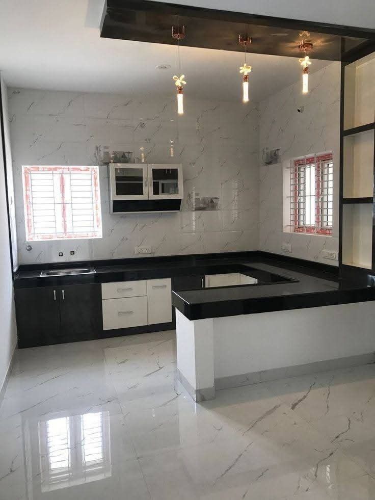 Jet black Granite Counter Top