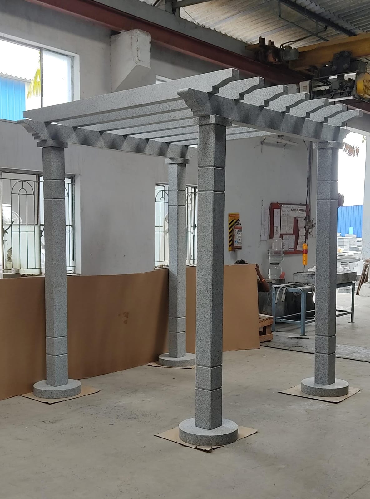 S.A.Grey Granite Pergola