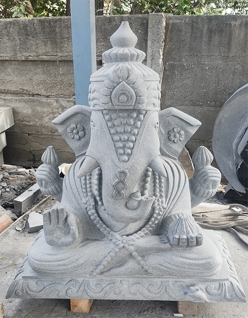 Granite Vinayagar Statue