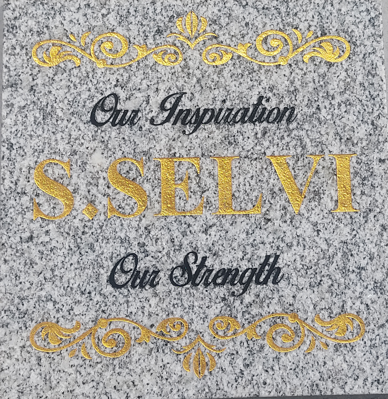 Grey Granite Nameboard